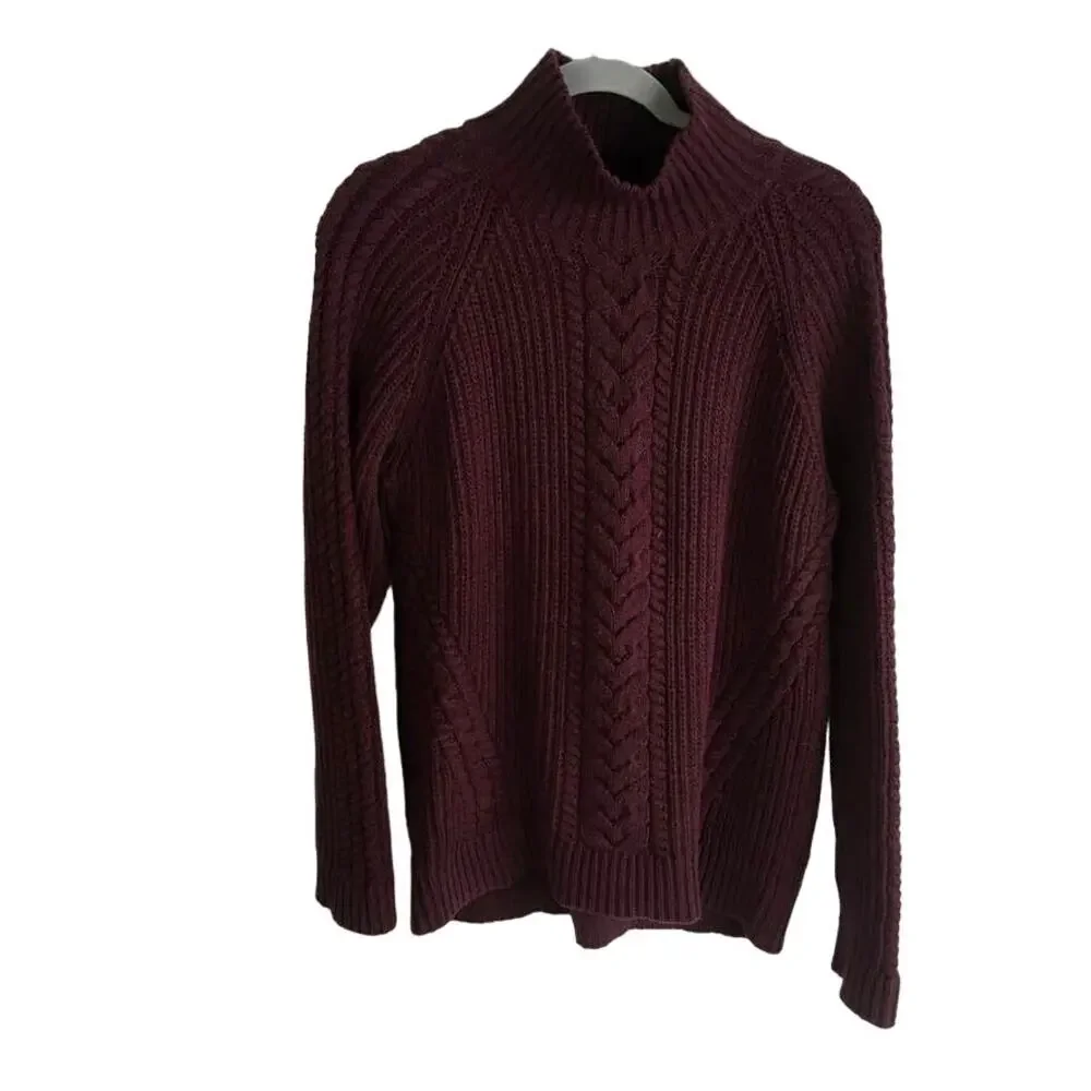 Lululemon Bring The Cozy Cable Knit Turtleneck Sweater